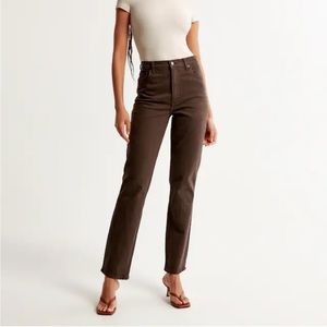 Abercrombie Curve Love 90’s Straight Ultra High Rise Jean
